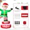 Glitzhome® 6ft. Light-Up Inflatable Rotating Elf Décor